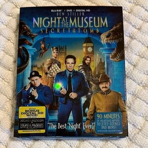 Night at the Museum: Secret of the Tomb Blu-ray DVD 🆕